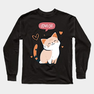 Love Cat - Cat Lover Long Sleeve T-Shirt